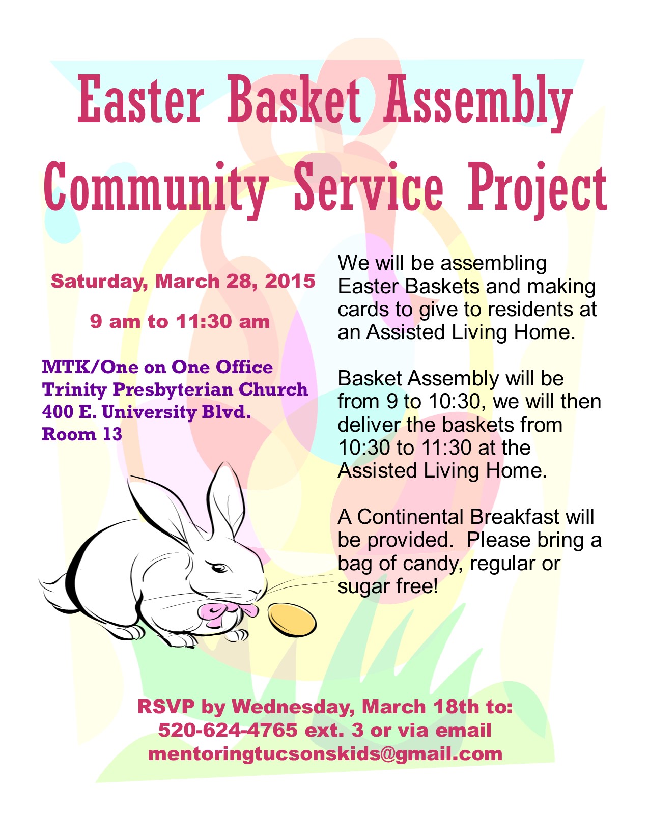 Easter Baskert Assembly